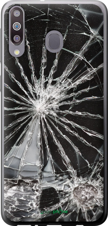 2D пластиковый чехол Glass для Samsung Galaxy A40s A3050 - 6608t-2058 изображение 