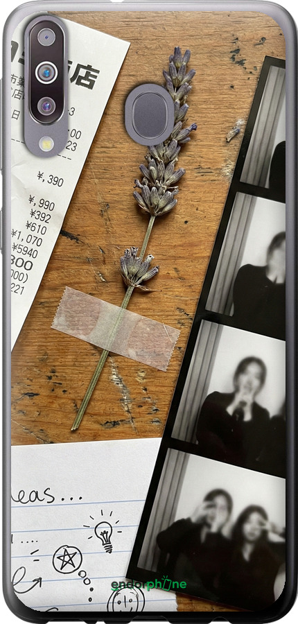 Силиконовый чехол Aesthetic Scrapbook Collage для Samsung Galaxy M30 - 6773u-1682 изображение 