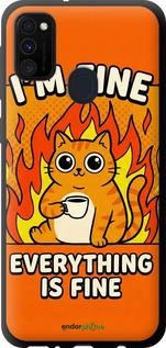 TPU чехол Funny Cat для Samsung Galaxy M21 M215F - 6786b-2016 изображение 