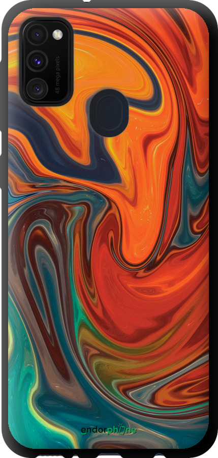 TPU чехол Абстрактный фон для Samsung Galaxy M21 M215F - 4547b-2016 изображение 
