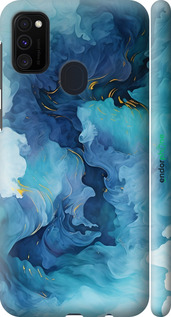 3D пластиковий матовий чехол Акварель для Samsung Galaxy M30s 2019 - 6320m-1774 изображение 