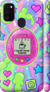 3D пластиковый матовый чехол Y2K Aesthetic Retro Pet: Годуй мене кавою для Samsung Galaxy M30s 2019 - 6784m-1774 изображение 