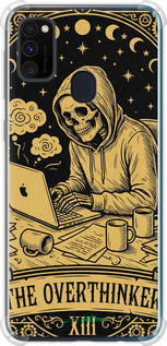 Силіконовий протиударний с посиленими кутами чохол 'The Overthinker' для Samsung Galaxy M21 M215F зображення 1