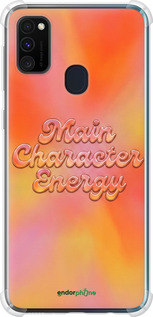 Силикон с усиленными углами чехол Aura Gradient Main Character Energy Aesthetic Y2K для Samsung Galaxy M21 M215F - 6783sp-2016 изображение 