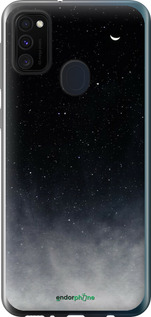 2D пластиковый чехол Сині хмари, Синій місяць для Samsung Galaxy M21 M215F - 6396t-2016 изображение 
