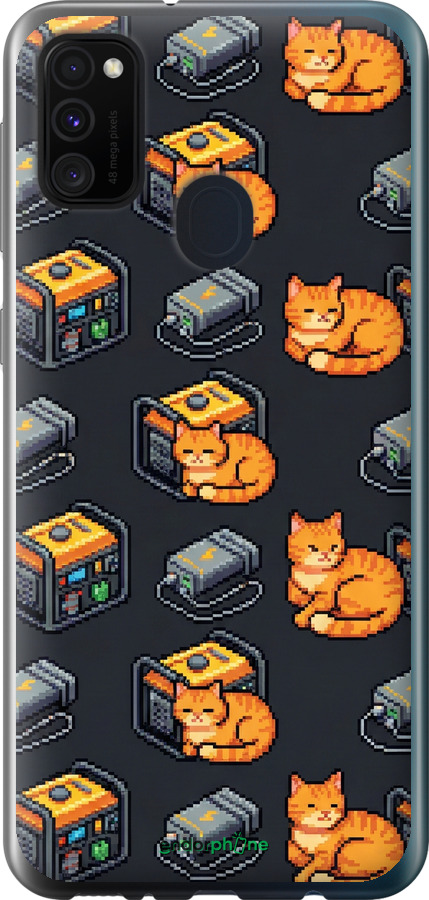 Силиконовый чехол Autonomous Zone для Samsung Galaxy M21 M215F - 6771u-2016 изображение 