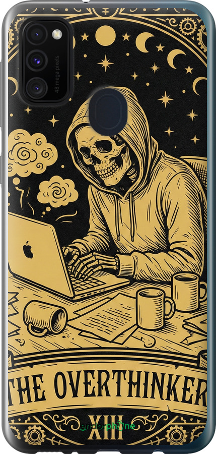 Силиконовый чехол The Overthinker для Samsung Galaxy M21 M215F - 6774u-2016 изображение 