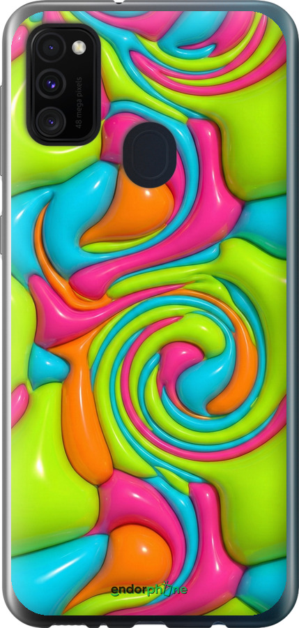 Силіконовий чехол Y2K Jelly Dream для Samsung Galaxy M21 M215F - 6780u-2016 изображение 