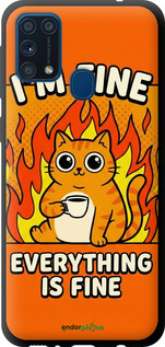 TPU чехол Funny Cat для Samsung Galaxy M31 M315F - 6786b-1907 изображение 