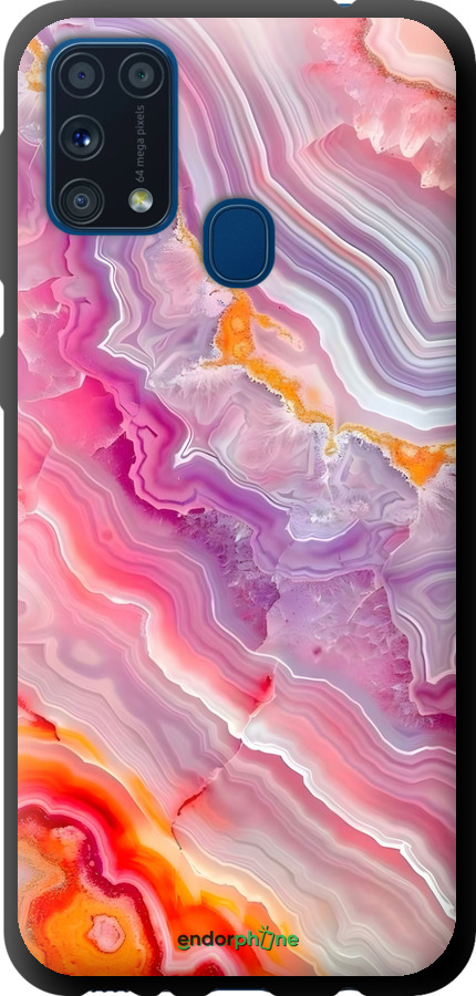 TPU чехол Мрамор 2 для Samsung Galaxy M31 M315F - 6307b-1907 изображение 