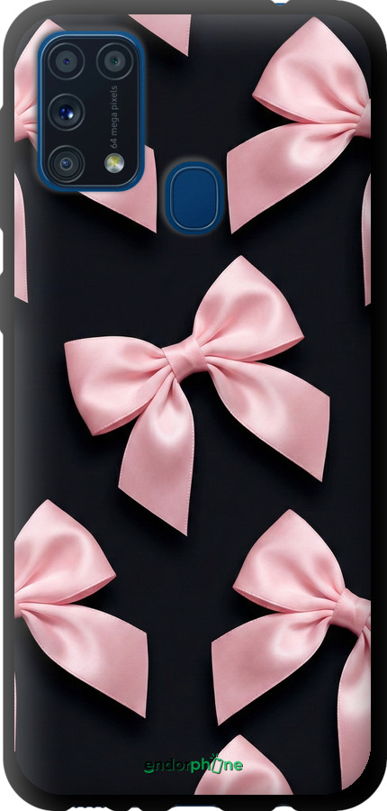 TPU чехол Coquette Ribbons Dark Coquette для Samsung Galaxy M31 M315F - 6767b-1907 изображение 