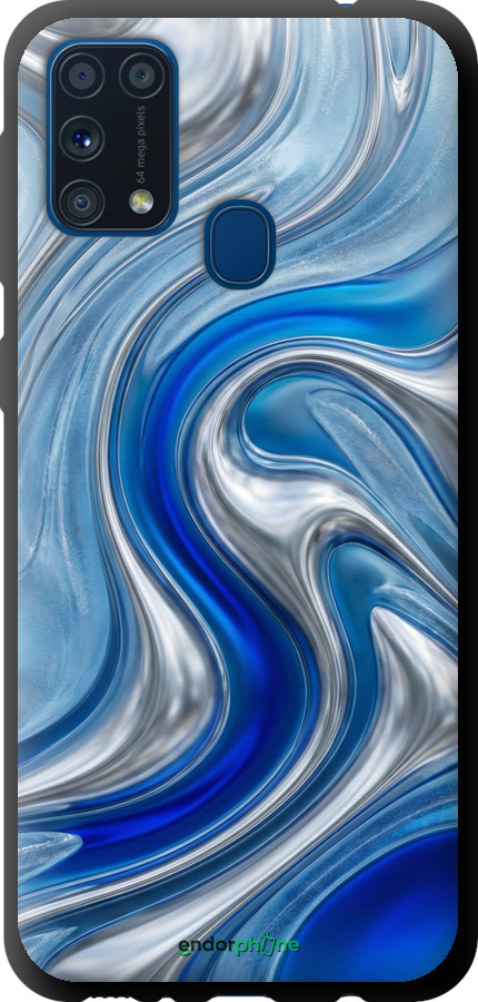 TPU чехол Liquid Chrome для Samsung Galaxy M31 M315F - 6781b-1907 изображение 