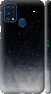 3D пластиковый матовый чехол Сині хмари, Синій місяць для Samsung Galaxy M31 M315F - 6396m-1907 изображение 