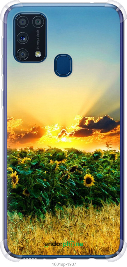 

Силіконовий протиударний с посиленими кутами чохол "Україна" для Samsung Galaxy M31 M315F