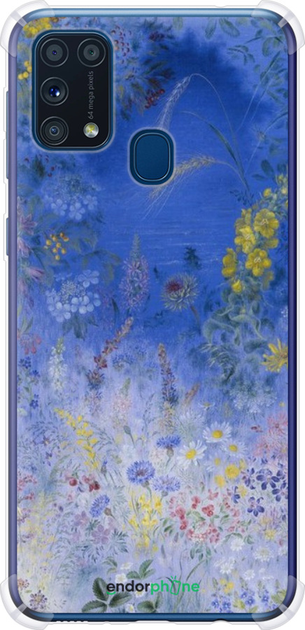 Силіконовий протиударний с посиленими кутами чехол Білокур для Samsung Galaxy M31 M315F - 5908sp-1907 изображение 