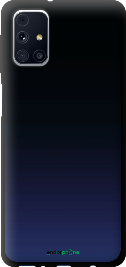 TPU чехол Градієнт у темно-синьому стилі для Samsung Galaxy M31s M317F - 6542b-2055 изображение 