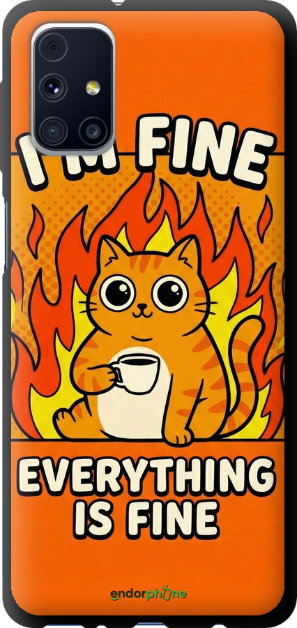 TPU чехол Funny Cat для Samsung Galaxy M31s M317F - 6786b-2055 изображение 