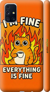 3D пластиковый матовый чехол 'Funny Cat' для Samsung Galaxy M31s M317F изображение 17