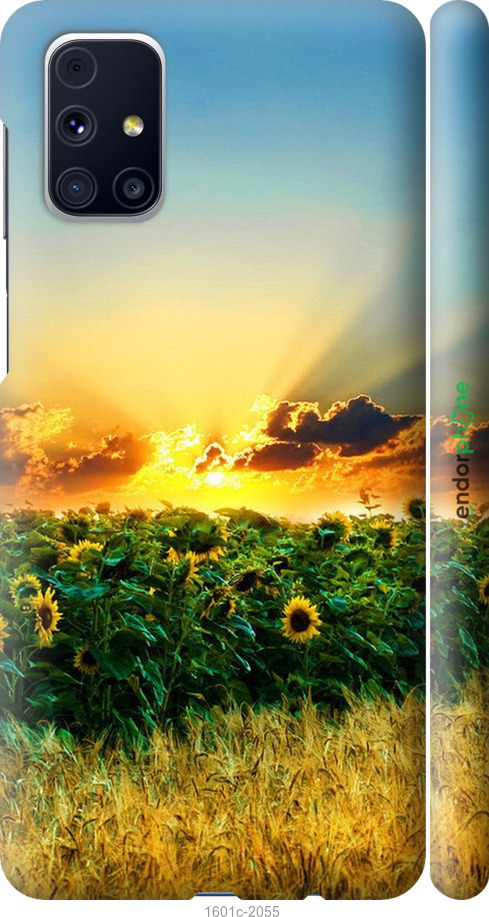 

3D пластиковий матовий чохол "Україна" для Samsung Galaxy M31s M317F