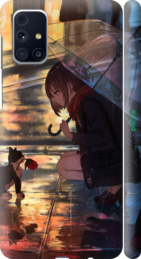 3D пластиковий матовий чехол Anime для Samsung Galaxy M31s M317F - 6609m-2055 изображение 