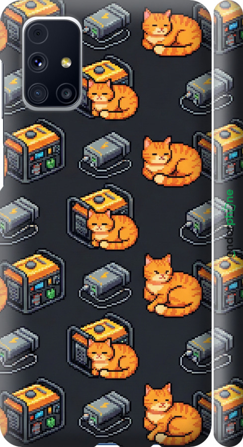 3D пластиковый матовый чехол Autonomous Zone для Samsung Galaxy M31s M317F - 6771m-2055 изображение 