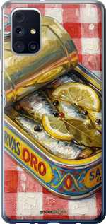 Силиконовый чехол Vintage Sardine Tin Phone для Samsung Galaxy M31s M317F - 6772u-2055 изображение 