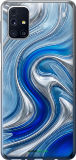 2D пластиковий чехол Liquid Chrome для Samsung Galaxy M31s M317F - 6781t-2055 изображение 