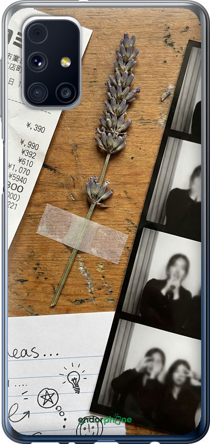 2D пластиковий чехол Aesthetic Scrapbook Collage для Samsung Galaxy M31s M317F - 6773t-2055 изображение 