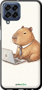 TPU чехол 'Funny Capybara CEO Working' для Samsung Galaxy M33 M336B изображение 1