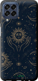 TPU чехол Celestial Harmony: Sun & Moon Gold Mystic Pattern для Samsung Galaxy M33 M336B - 6778b-2633 изображение 