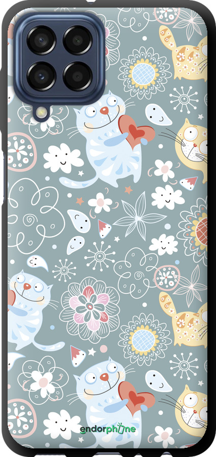 TPU чехол Котята v3 для Samsung Galaxy M33 M336B - 1223b-2633 изображение 