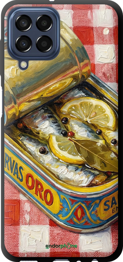 TPU чехол Vintage Sardine Tin Phone для Samsung Galaxy M33 M336B - 6772b-2633 изображение 