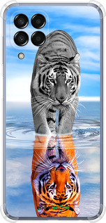 Силикон с усиленными углами чехол Тигр для Samsung Galaxy M33 M336B - 6016sp-2633 изображение 