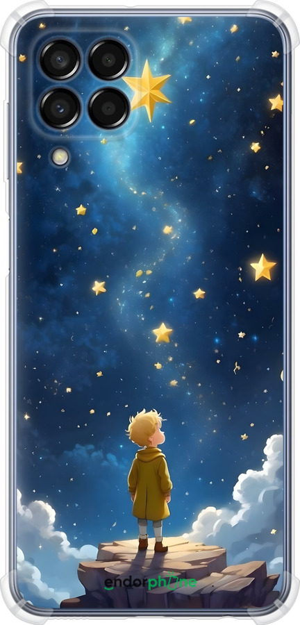 Силикон с усиленными углами чехол Маленький принц для Samsung Galaxy M33 M336B - 6326sp-2633 изображение 