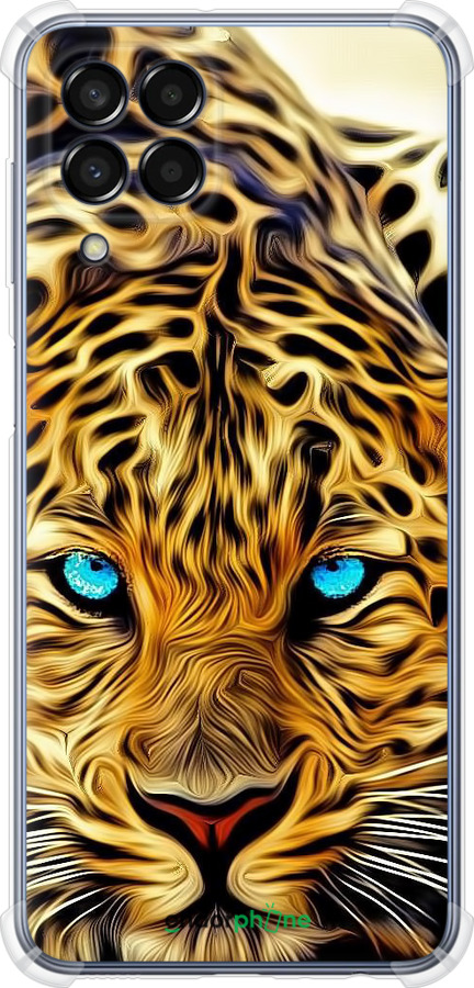 Силикон с усиленными углами чехол Леопард для Samsung Galaxy M33 M336B - 6611sp-2633 изображение 