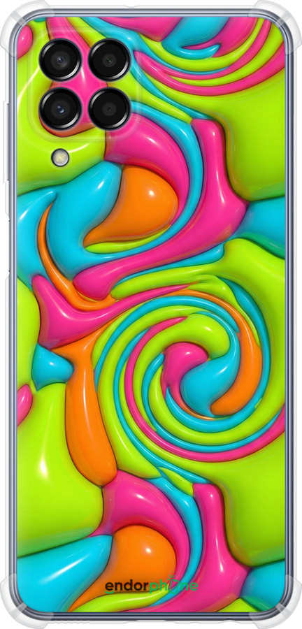 Силіконовий протиударний с посиленими кутами чехол Y2K Jelly Dream для Samsung Galaxy M33 M336B - 6780sp-2633 изображение 