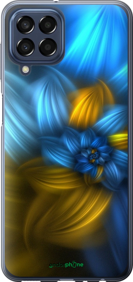 

Силіконовий чохол "Візерунок 46" для Samsung Galaxy M33 M336B, Синій