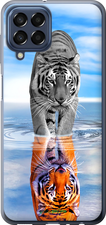 Силиконовый чехол Тигр для Samsung Galaxy M33 M336B - 6016u-2633 изображение 