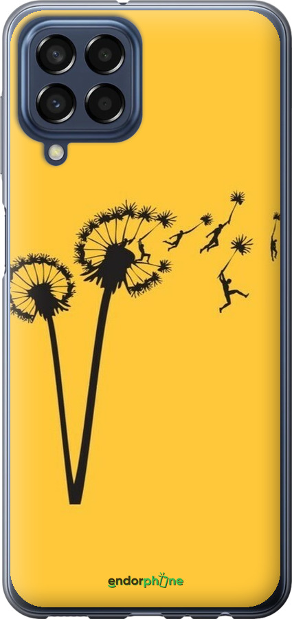 Силиконовый чехол Минимализм одуванчики для Samsung Galaxy M33 M336B - 6449u-2633 изображение 