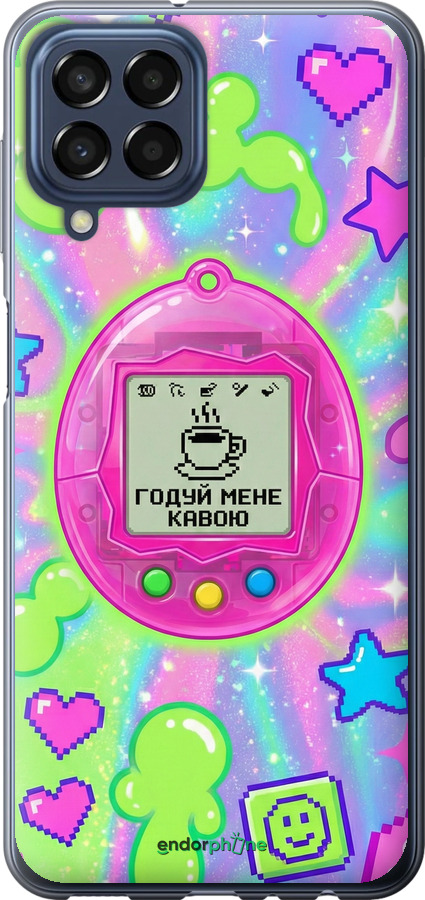 Силиконовый чехол Y2K Aesthetic Retro Pet: Годуй мене кавою для Samsung Galaxy M33 M336B - 6784u-2633 изображение 