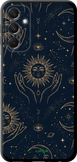 TPU чехол Celestial Harmony: Sun & Moon Gold Mystic Pattern для Samsung Galaxy M34 5G - 6778b-3141 изображение 