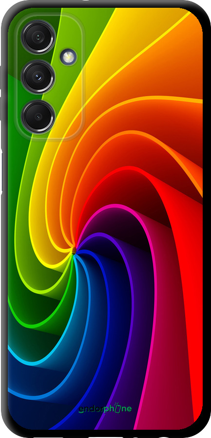 TPU чехол Райдужний вихор для Samsung Galaxy M34 5G - 747b-3141 изображение 