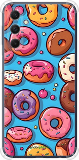 Силикон с усиленными углами чехол Пончики для Samsung Galaxy M34 5G - 6318sp-3141 изображение 