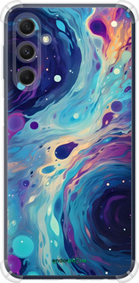 Силіконовий протиударний с посиленими кутами чехол Арт акварель для Samsung Galaxy M34 5G - 6329sp-3141 изображение 