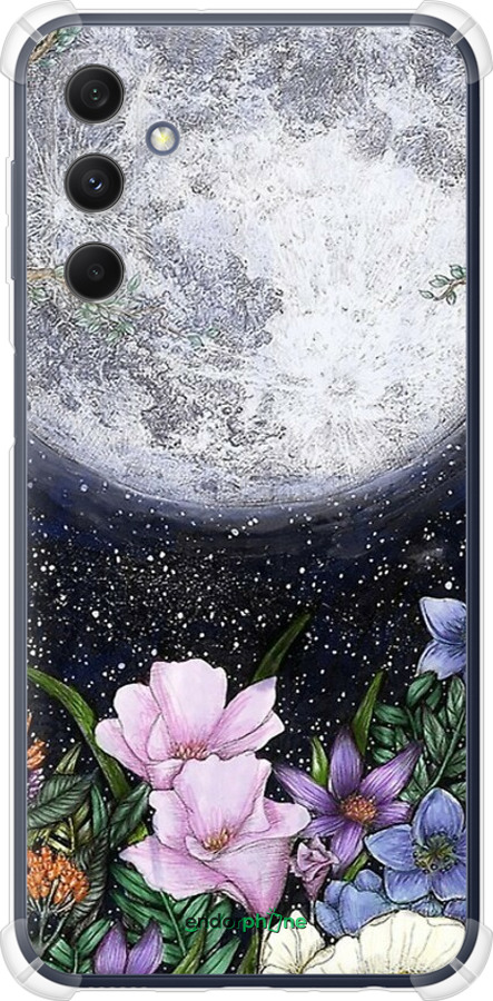 Силикон с усиленными углами чехол Полночь в саду для Samsung Galaxy M34 5G - 6259sp-3141 изображение 
