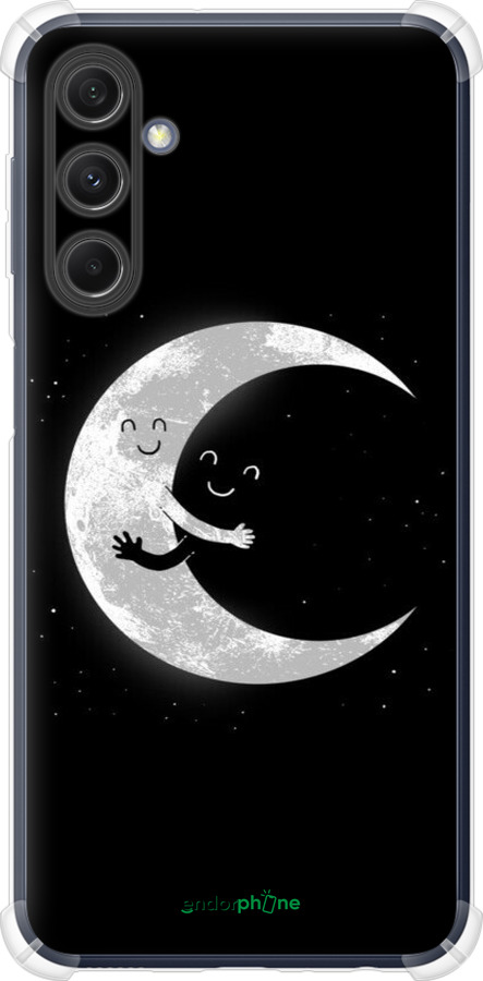 Силикон с усиленными углами чехол Лунные объятия для Samsung Galaxy M34 5G - 6508sp-3141 изображение 