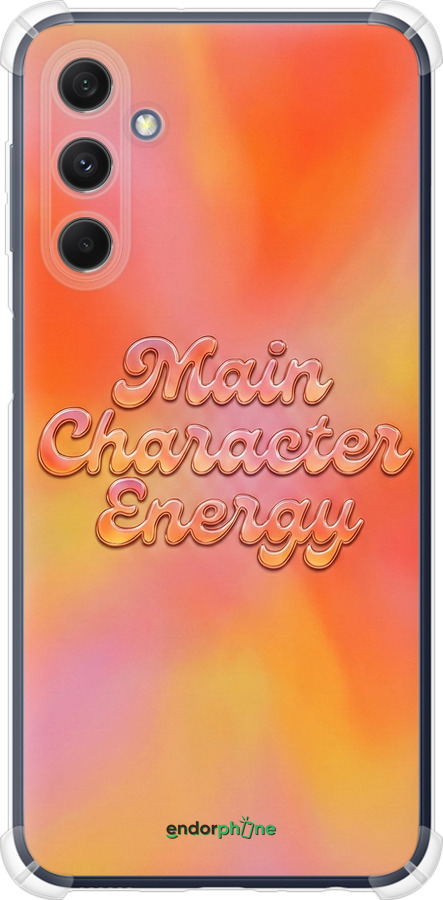 Силикон с усиленными углами чехол Aura Gradient Main Character Energy Aesthetic Y2K для Samsung Galaxy M34 5G - 6783sp-3141 изображение 