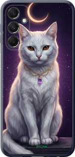 Силіконовий чехол Mystic White Cat Gothic Dark Purple Gold для Samsung Galaxy M34 5G - 6805u-3141 изображение 
