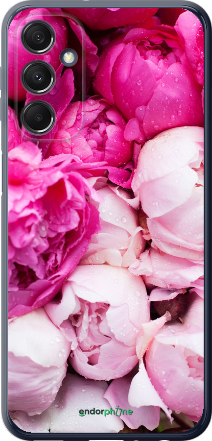 

Custodia in Silicone Peonie rosa" for Samsung Galaxy M34 5G"