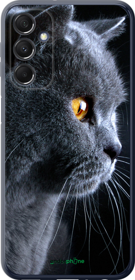 

Силіконовий чохол "Гарний кіт" для Samsung Galaxy M34 5G, Чорний